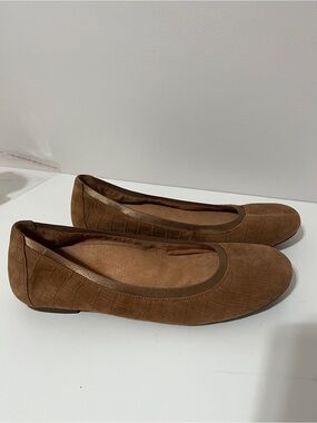Vionic Women’s Size 10 Brown Ballet Flats Comfort Shoes